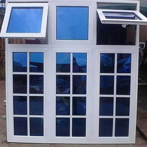 Custom aluminium fabrication services in Nigeria featuring durable casement windows by ServoraPrise