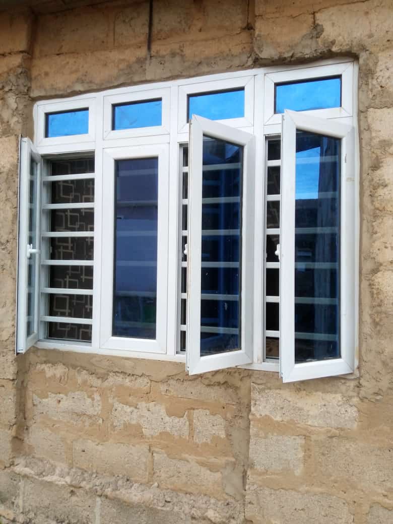 Projected aluminium casement window fabrication and installation by ServoraPrise in Nigeria