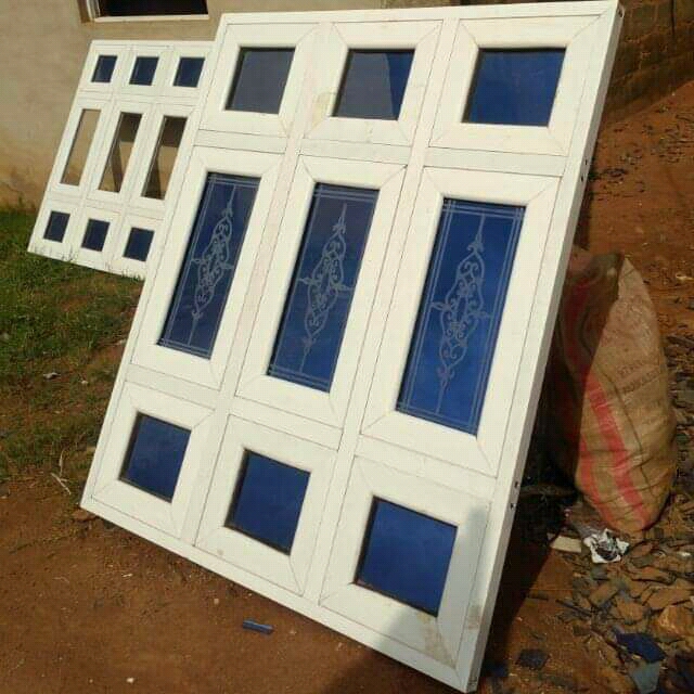 Uninstalled aluminium casement window ready for fabrication by ServoraPrise in Nigeria