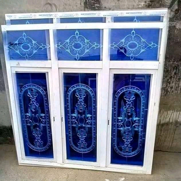 Aluminium wire glass casement window before installation by ServoraPrise in Nigeria