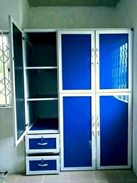 Aluminium master bedroom wardrobe installation by ServoraPrise in Nigeria