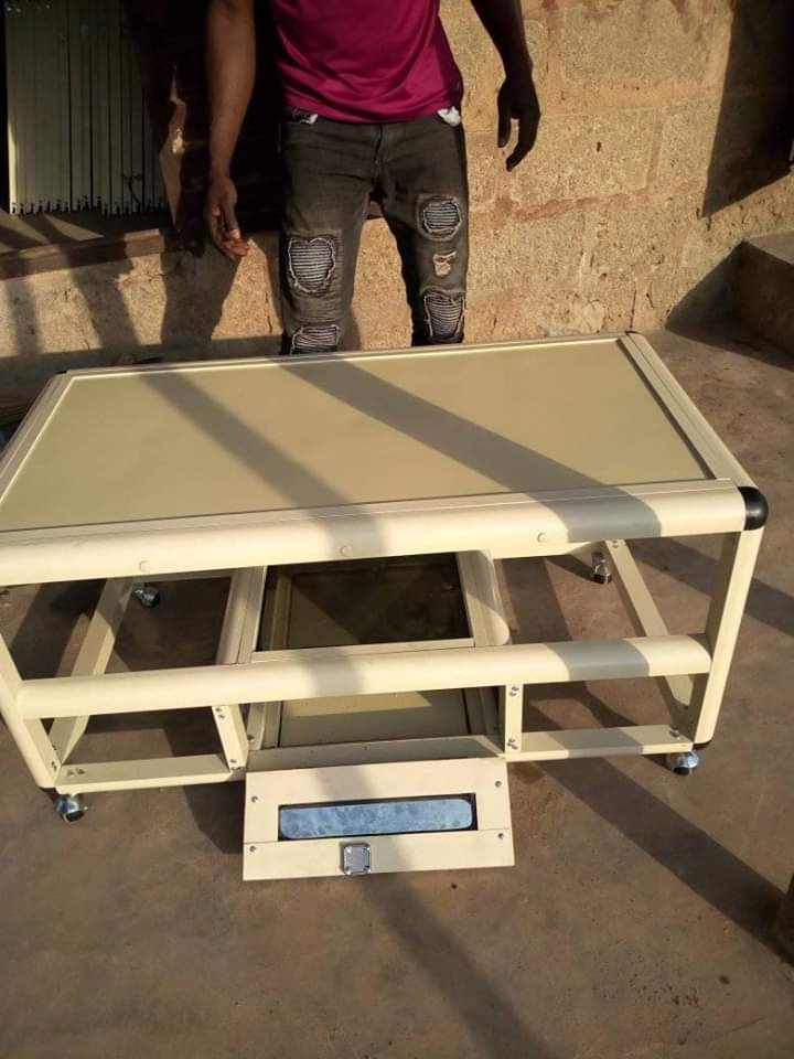Aluminium table fabrication project completed by ServoraPrise team in Nigeria